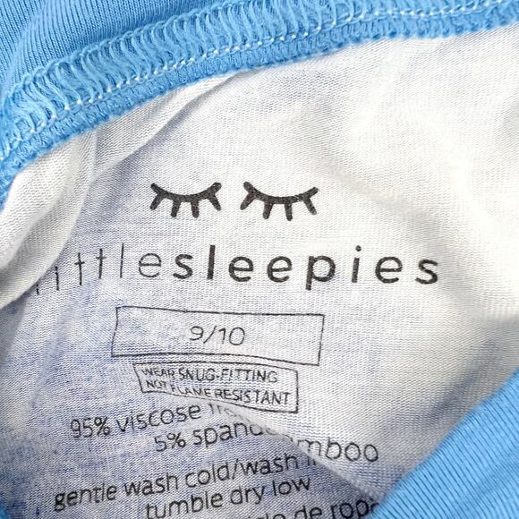 Little Sleepies Blue Tie Dye Pajama Top - Picture 4 of 5